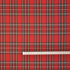 Skót kockás (nagy) kétoldalas karácsonyi dekorszövet