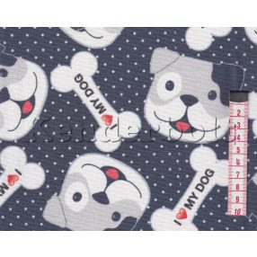 Kutyaimádat dekorszövet