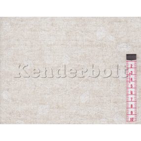 Levelek dekorszövet