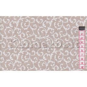 Barokkos indák (natúr) dekorszövet