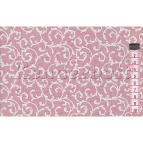 Barokkos indák (mályva) dekorszövet