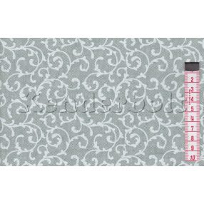 Barokkos indák (zöld) dekorszövet