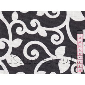 Inda (fekete) dekorszövet