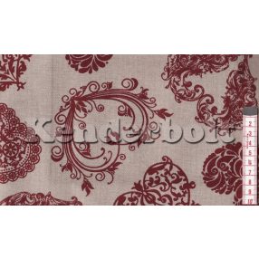 Csipke szív (bordó) dekorszövet