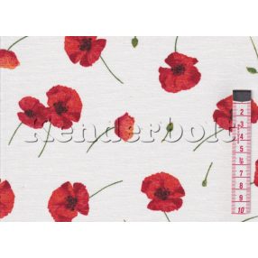 Pipacsok (kicsi) dekorszövet