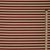 Csíkos, piros (10 mm) dekorszövet