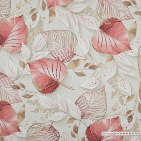 Mályva leveles dekorszövet