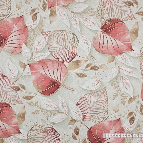 Mályva leveles dekorszövet