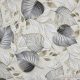 Szürke leveles dekorszövet