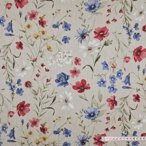 Mezei virágos dekorszövet