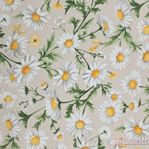 Margaréta, pitypang dekorszövet