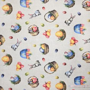 Húsvéti tojásgyűjtés dekorszövet