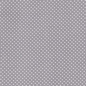 Szürke (2 mm) pöttyös pamutvászon