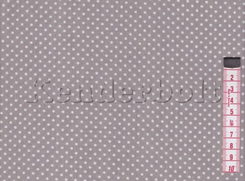 Szürke (2 mm) 2. pöttyös pamutvászon