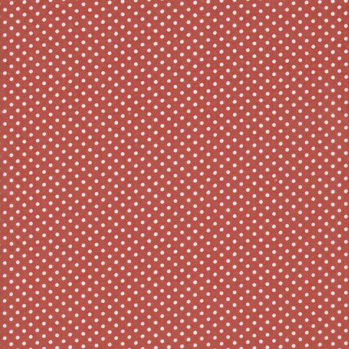 Terrakotta (2 mm) pöttyös pamutvászon