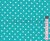 Kék, türkiz 2. (5 mm) pöttyös pamutvászon