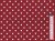 Piros, bordó 2. (5 mm) pöttyös pamutvászon