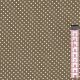 Zöld, páfrány (2 mm) pöttyös pamutvászon