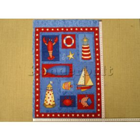 Világítótorony 3. (kb. 54*38 cm) textilpanel