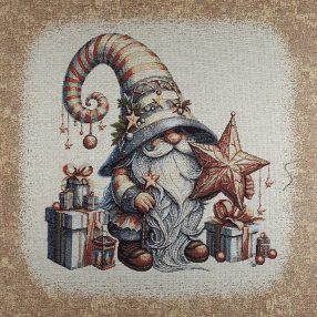   Karácsonyi csodamanó dekorszövet párna panel (arany) 45*45 cm