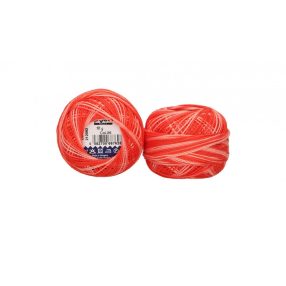 Piros cirmos, korall (26) Perlé hímzőfonal