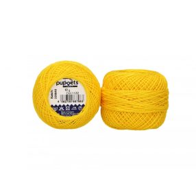 Sárga, kanári (1122) Perlé hímzőfonal