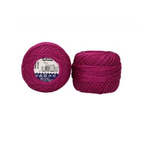 Lila, ciklámen (4122) Perlé hímzőfonal