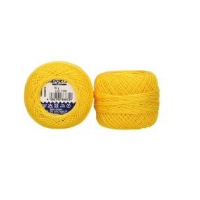 Sárga, kanári (7291) Perlé hímzőfonal