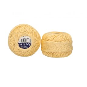 Sárga, drappos (7300) Perlé hímzőfonal