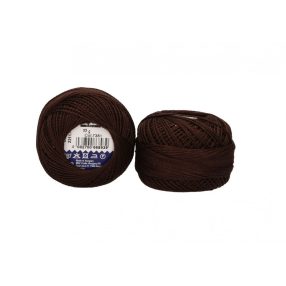 Barna, kávé (7381) Perlé hímzőfonal