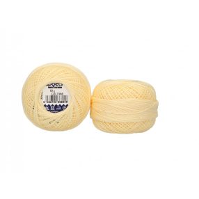 Sárga, drappos (7386) Perlé hímzőfonal