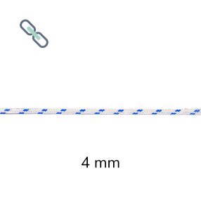 Erős fonatolt kötél jelzőszállal (4 mm)