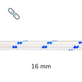 Erős fonatolt kötél jelzőszállal (16 mm)