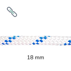 Erős fonatolt kötél jelzőszállal (18 mm)