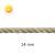 Természetes hatású kültéri PP kötél (14 mm)