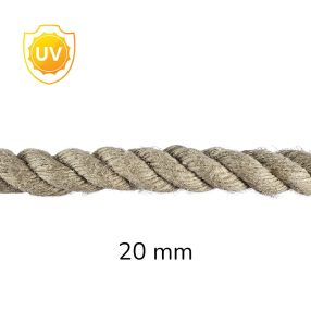 Természetes hatású kültéri PP kötél (20 mm)