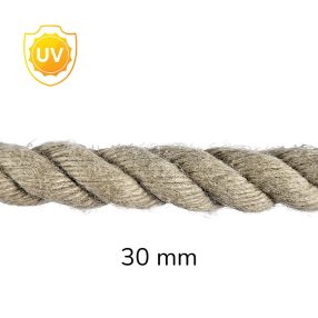 Természetes hatású kültéri PP kötél (30 mm)