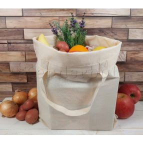 Pamut bevásárló táska 41*38 cm (rövid fülű)