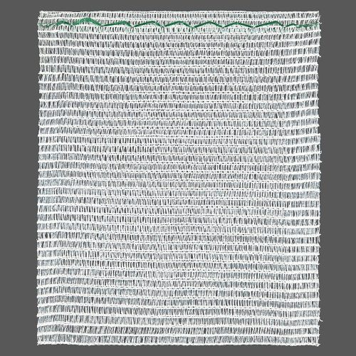 Raschel zsák 33*47 cm (fehér)