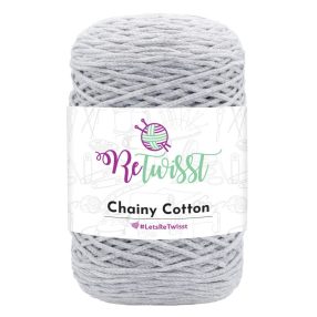   Világosszürke (04) Retwisst Chainy Cotton zsinórfonal (3 mm)