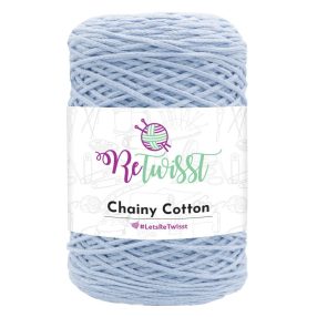 Babakék (17) Retwisst Chainy Cotton zsinórfonal (3 mm)