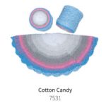 Cotton Candy (31) ReTwisst Macrame Cake zsinórfonal