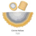 Cytrine Yellow (20) ReTwisst Macrame Cake zsinórfonal