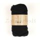 Fekete (02) ReTwisst Macrame String fésülhető fonal (5 mm)