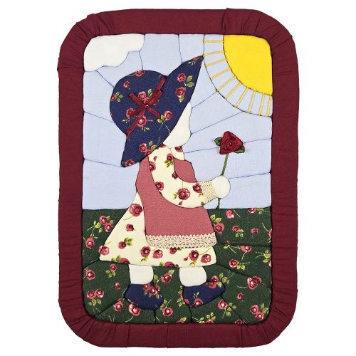 Textil mozaik kézműves egységcsomag - 1007 Kalapos Zsuzsi rózsával