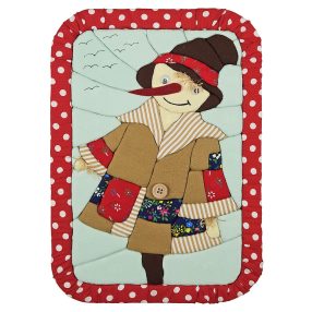 Textil mozaik kézműves egységcsomag - 1043 Madárijesztő