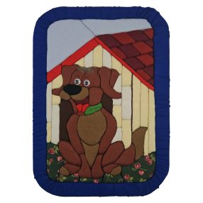 Textil mozaik kézműves egységcsomag - 1062 Kutya