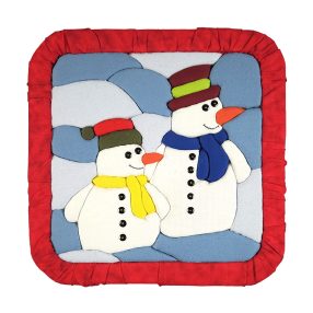 Textil Mozaik kézműves egységcsomag - 1066 Hóemberek