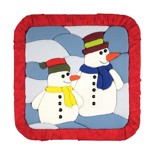 Textil Mozaik kézműves egységcsomag - 1066 Hóemberek