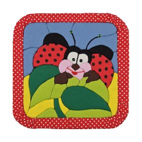 Textil mozaik kézműves egységcsomag - 1107 Katicabogár